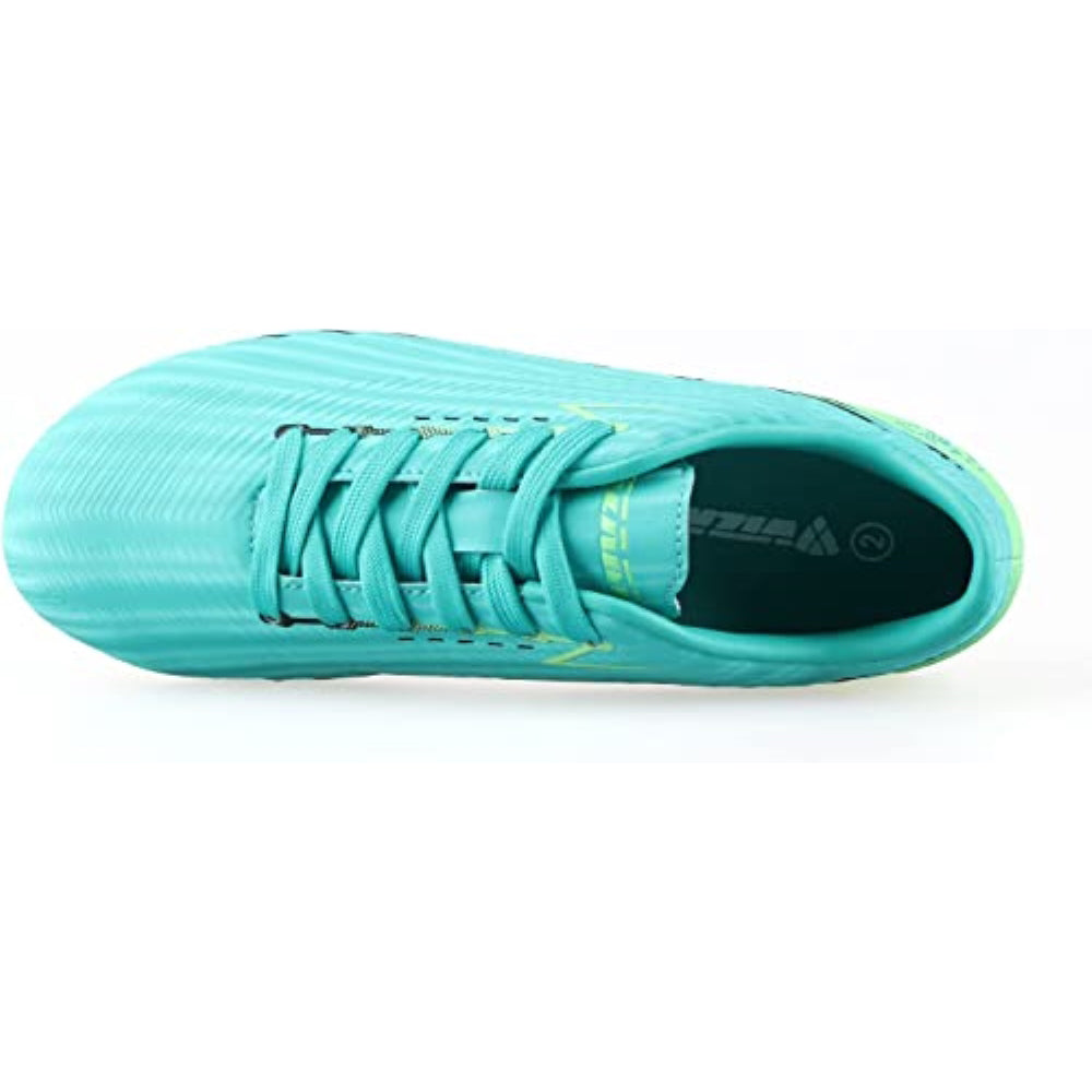 Tesoro Junior Firm Ground Soccer Cleats - Aqua/Mint
