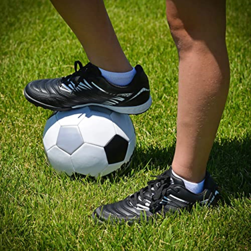 Valencia Turf Soccer Shoes - Black/White