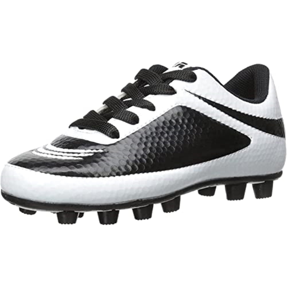 Vizari Infinity Padded Firm Ground (FG) Outdoor Soccer Cleats – White/Black