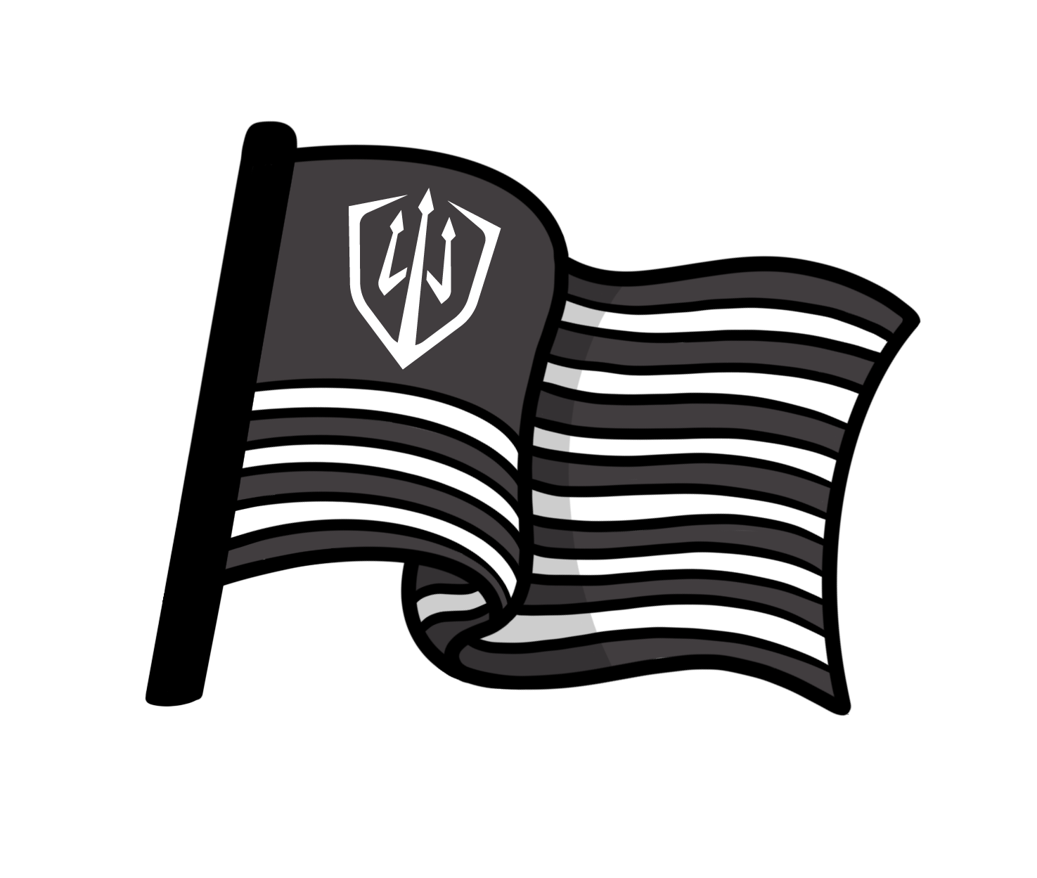 Flagpole Sticker
