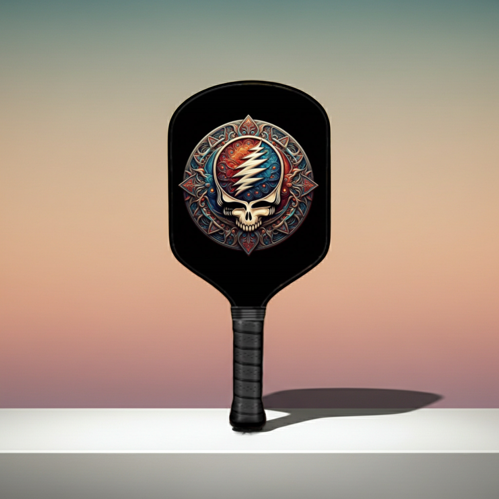 Grateful Dead - Stealie - Pickleball Paddle
