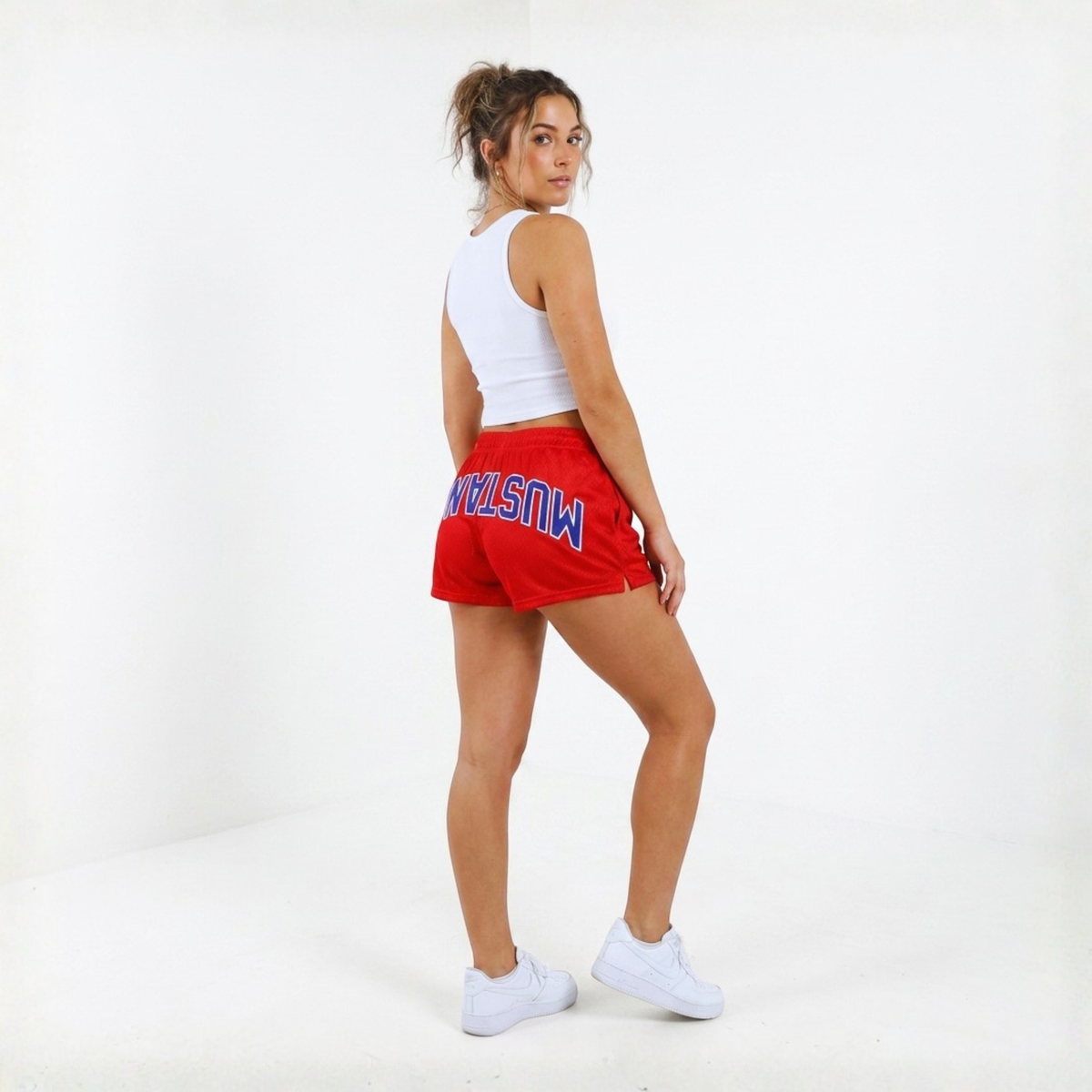 SMU Mustangs Mini Mesh Shorts