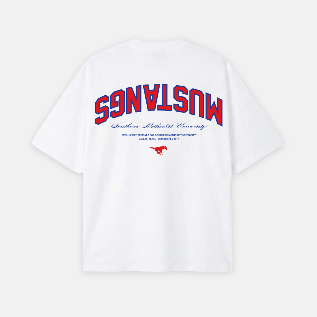 SMU Mustangs Essentials Oversized Tee
