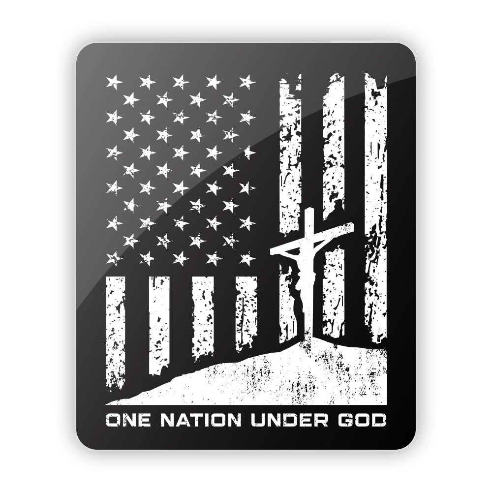 One Nation under God Aluminum Sign