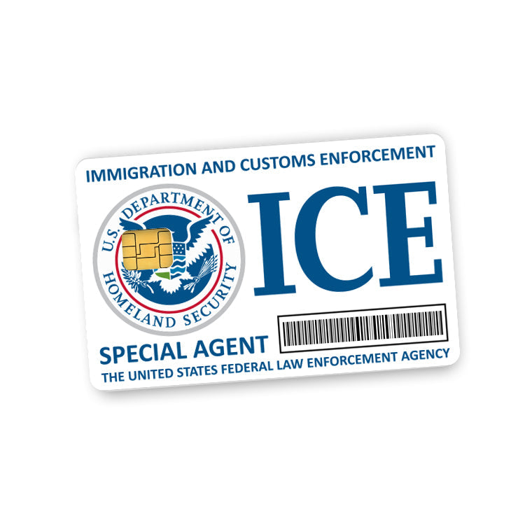 ICE Special Agent Credit Card Skin Decal