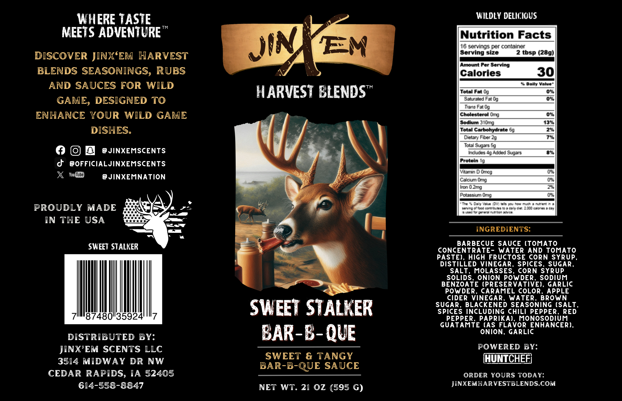 Sweet Stalker - Sweet & Tangy BBQ Sauce