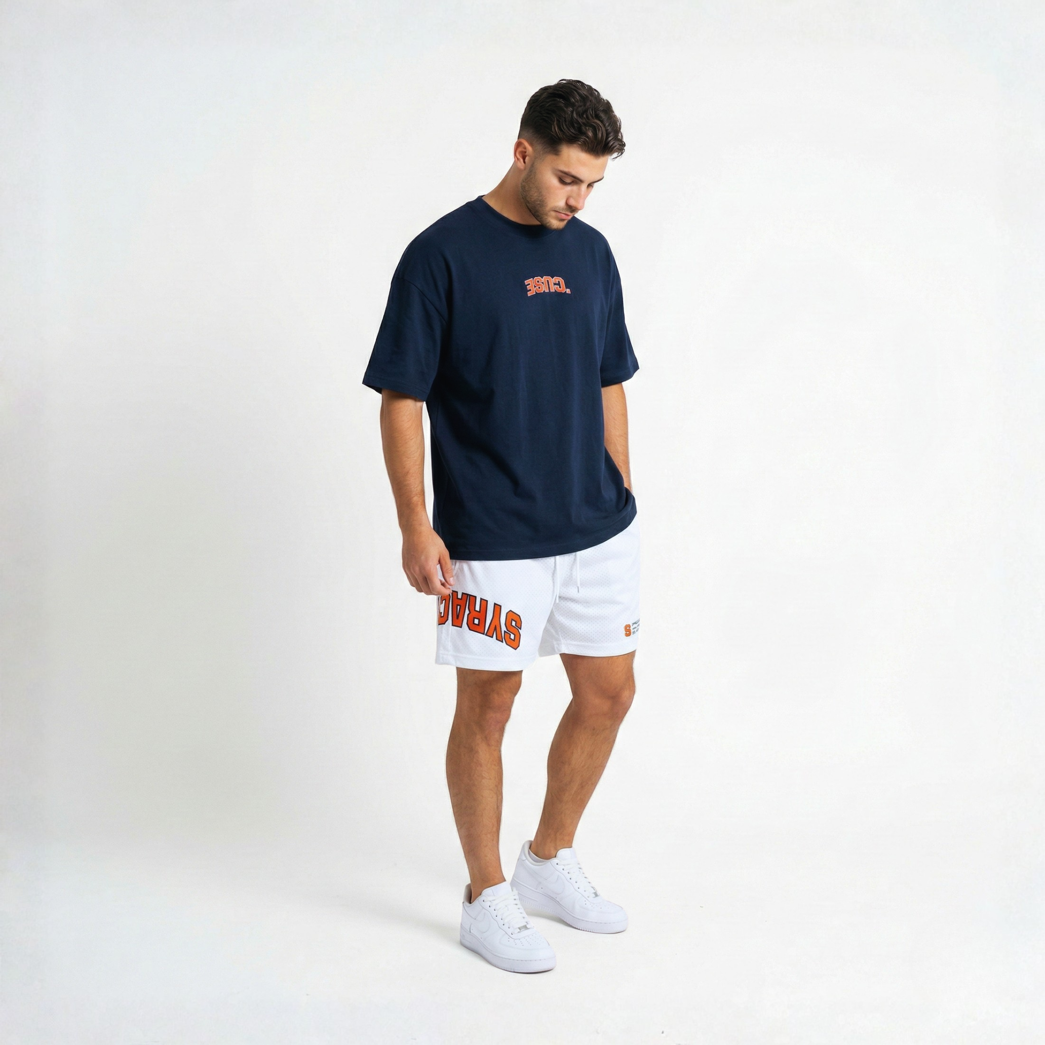 Syracuse Embroidered Oversized Tee