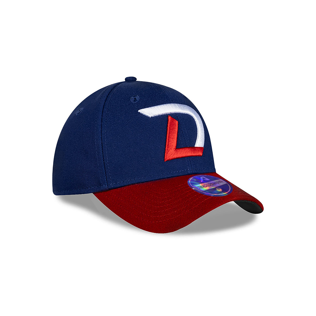 Serie del Caribe Dominicana Dad Hat - Stylish DR Flexfit Cap for Baseball Fans - Royal / Red