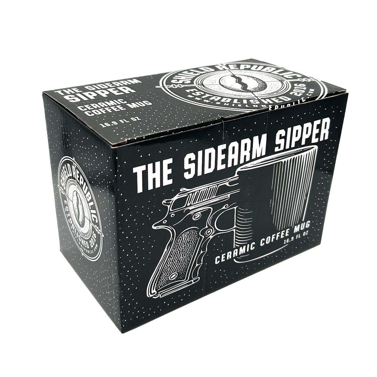 Coffee So Strong It's Got Recoil Sidearm Sipper