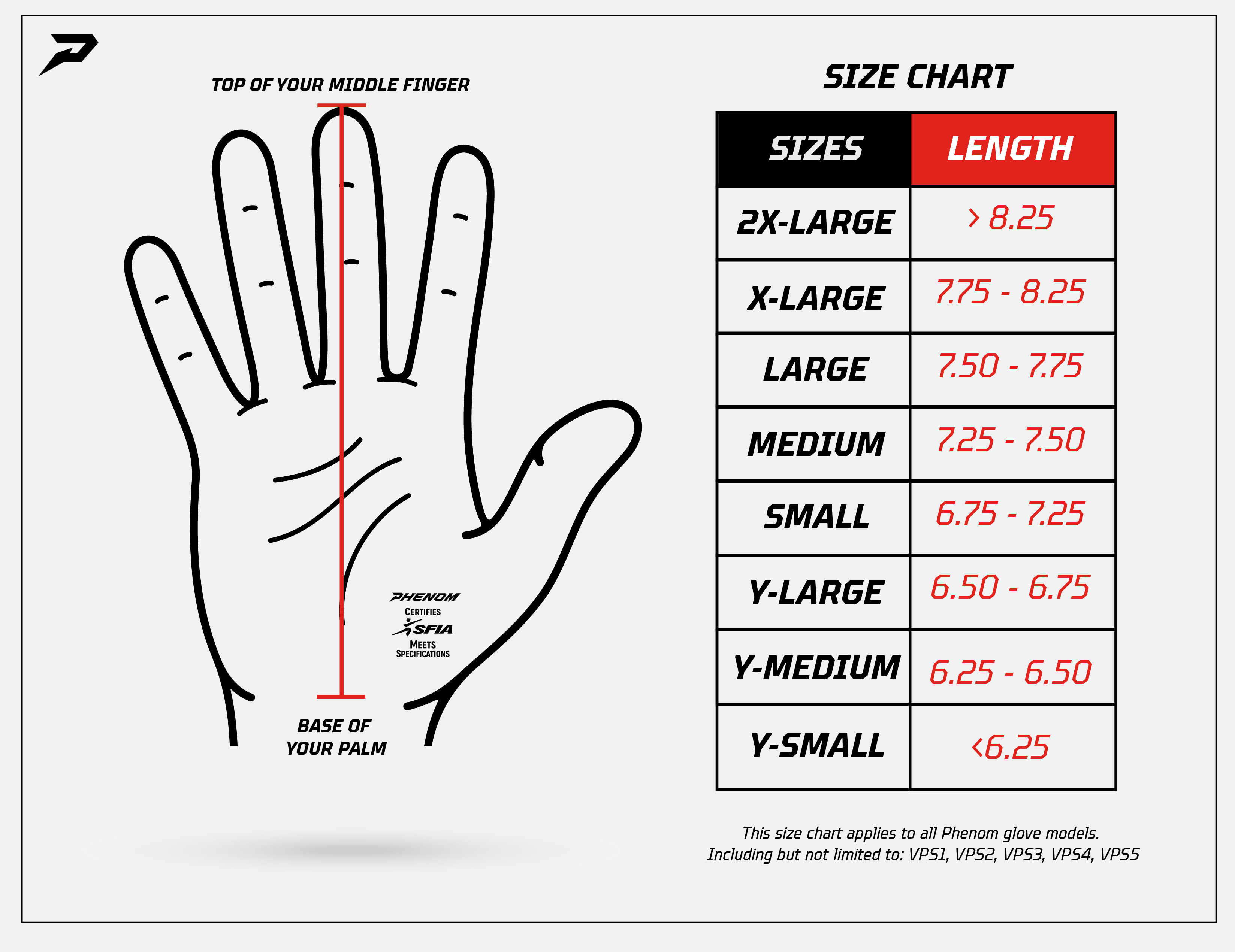 Sinister Football Gloves - VPS1 by Phenom Elite
