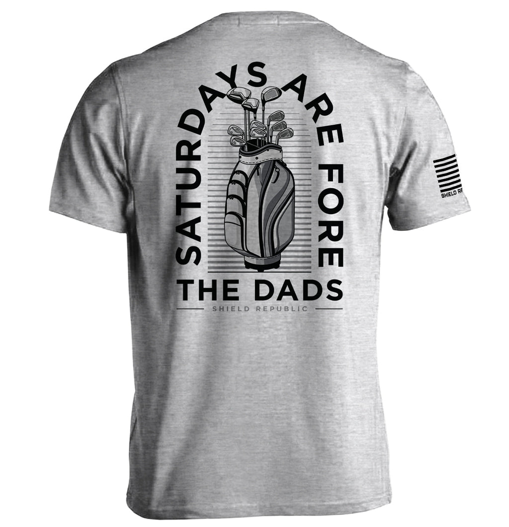 Saturdays Are For The Dads Golf Grey