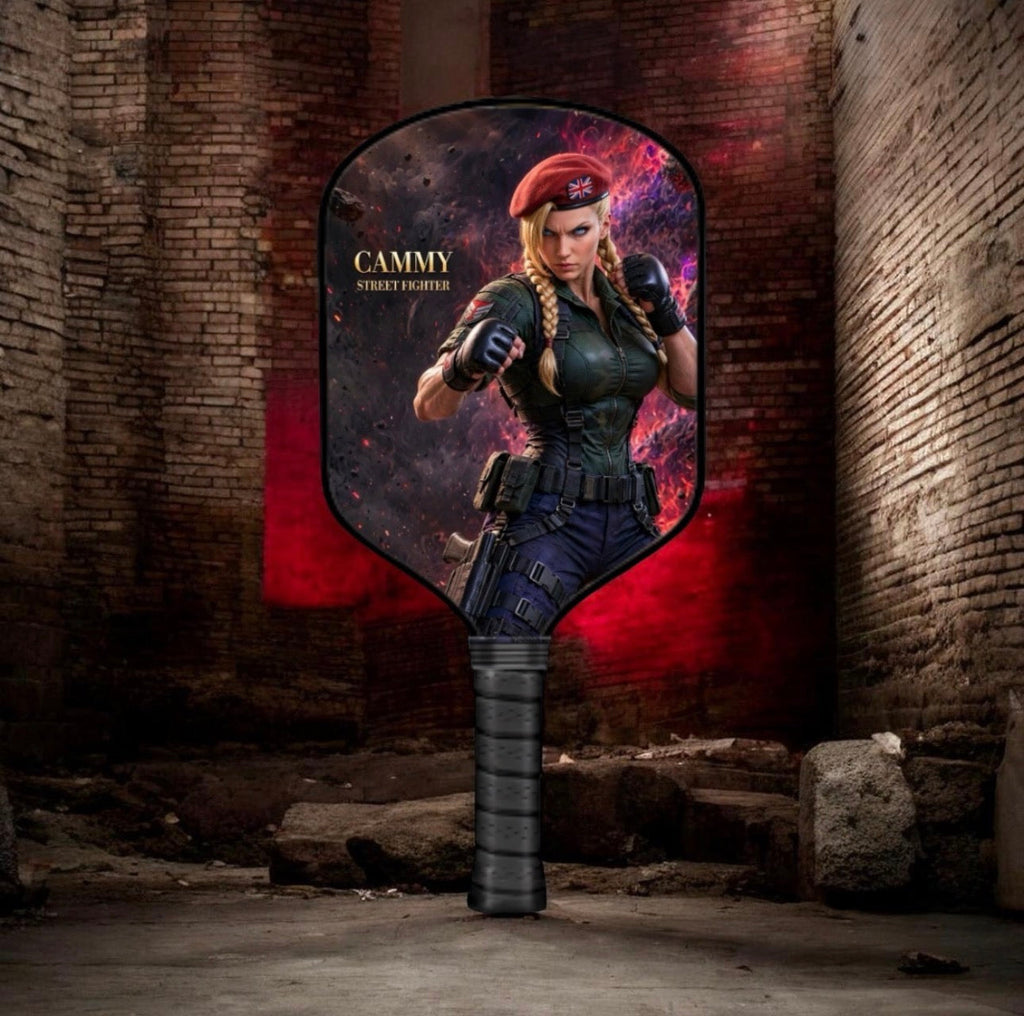 Street Fighter - Cammy - Pickleball Paddle