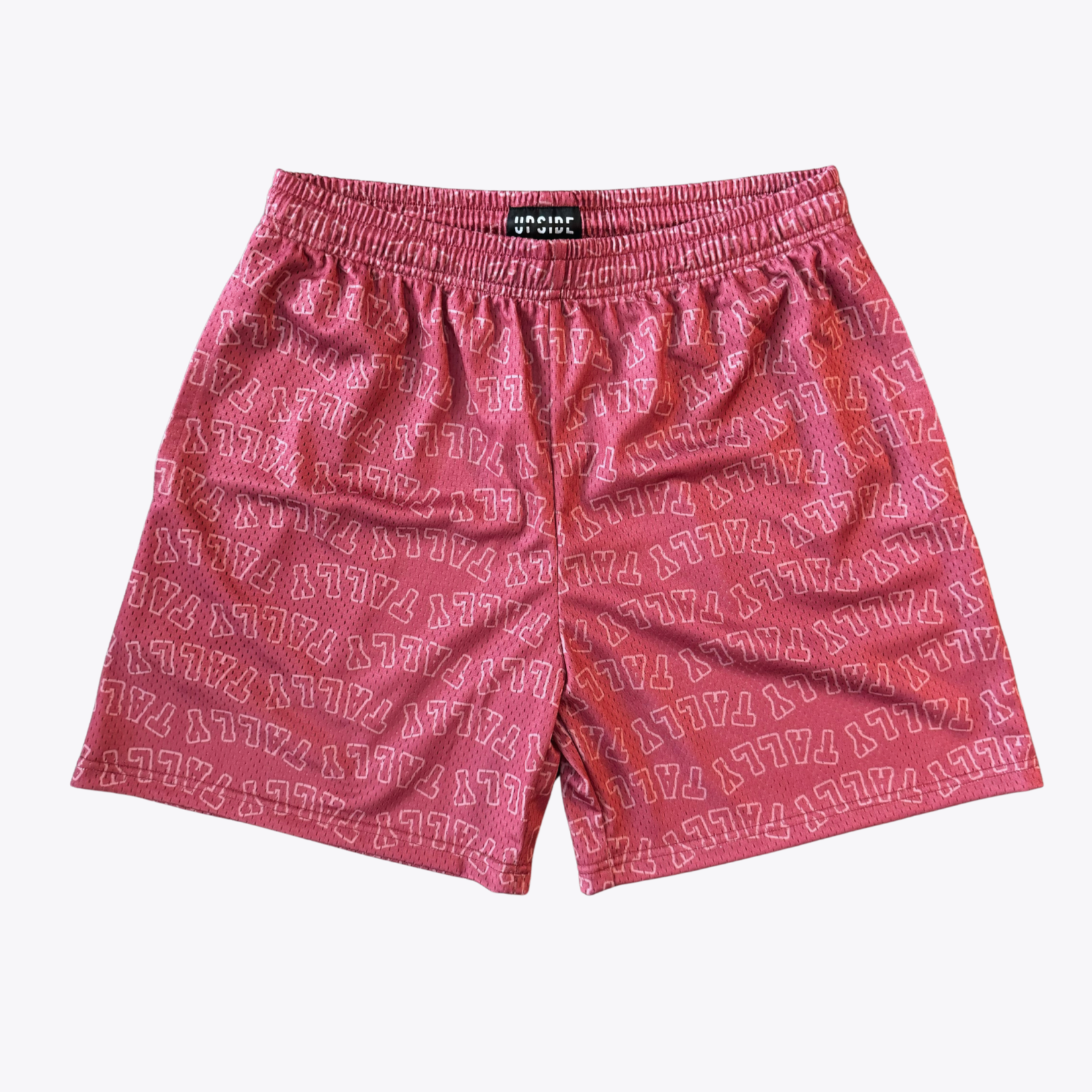 Tally Pattern Mesh Shorts