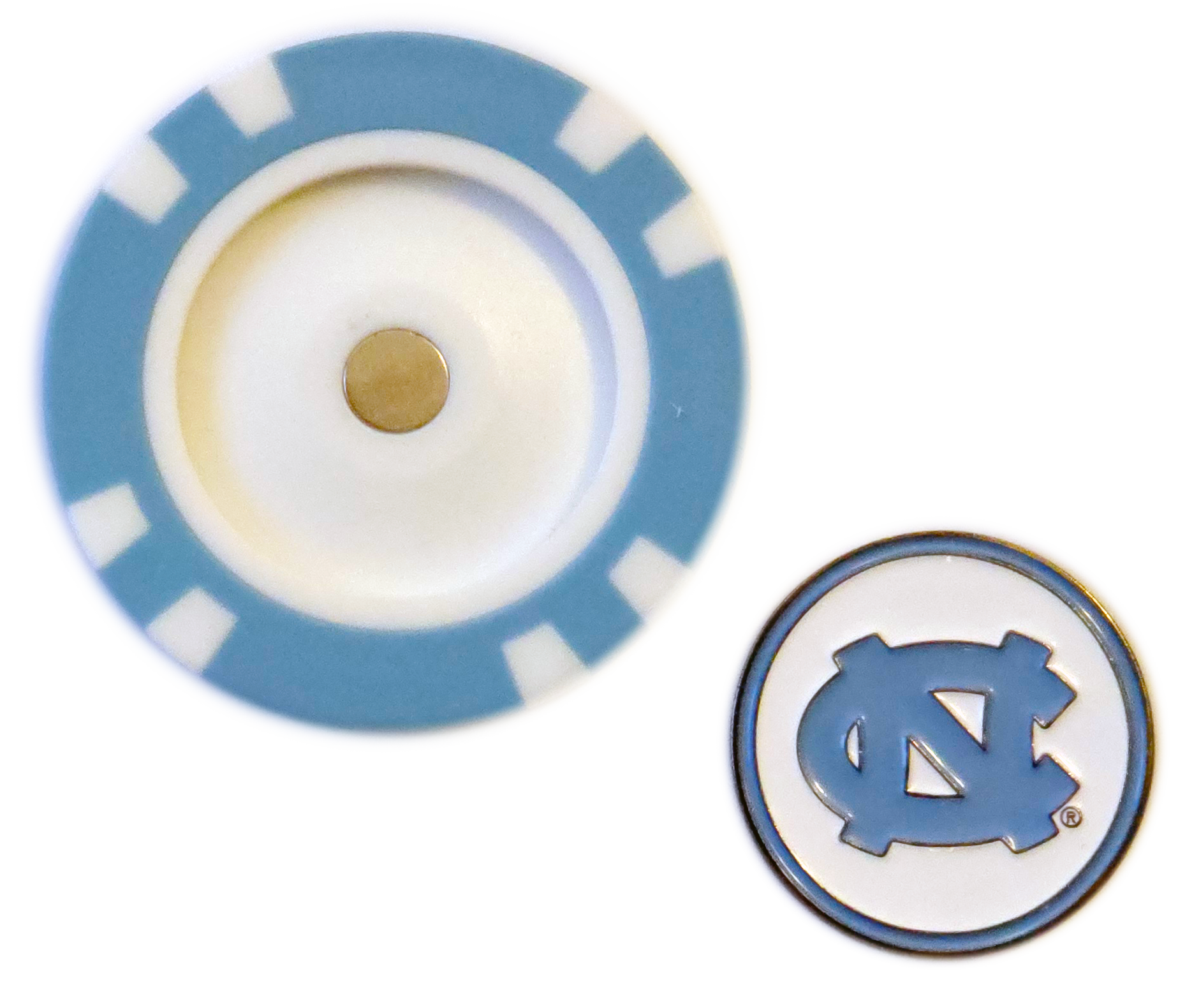 Officially Licensed North Carolina Tar Heels Poker Chip Ball Marker