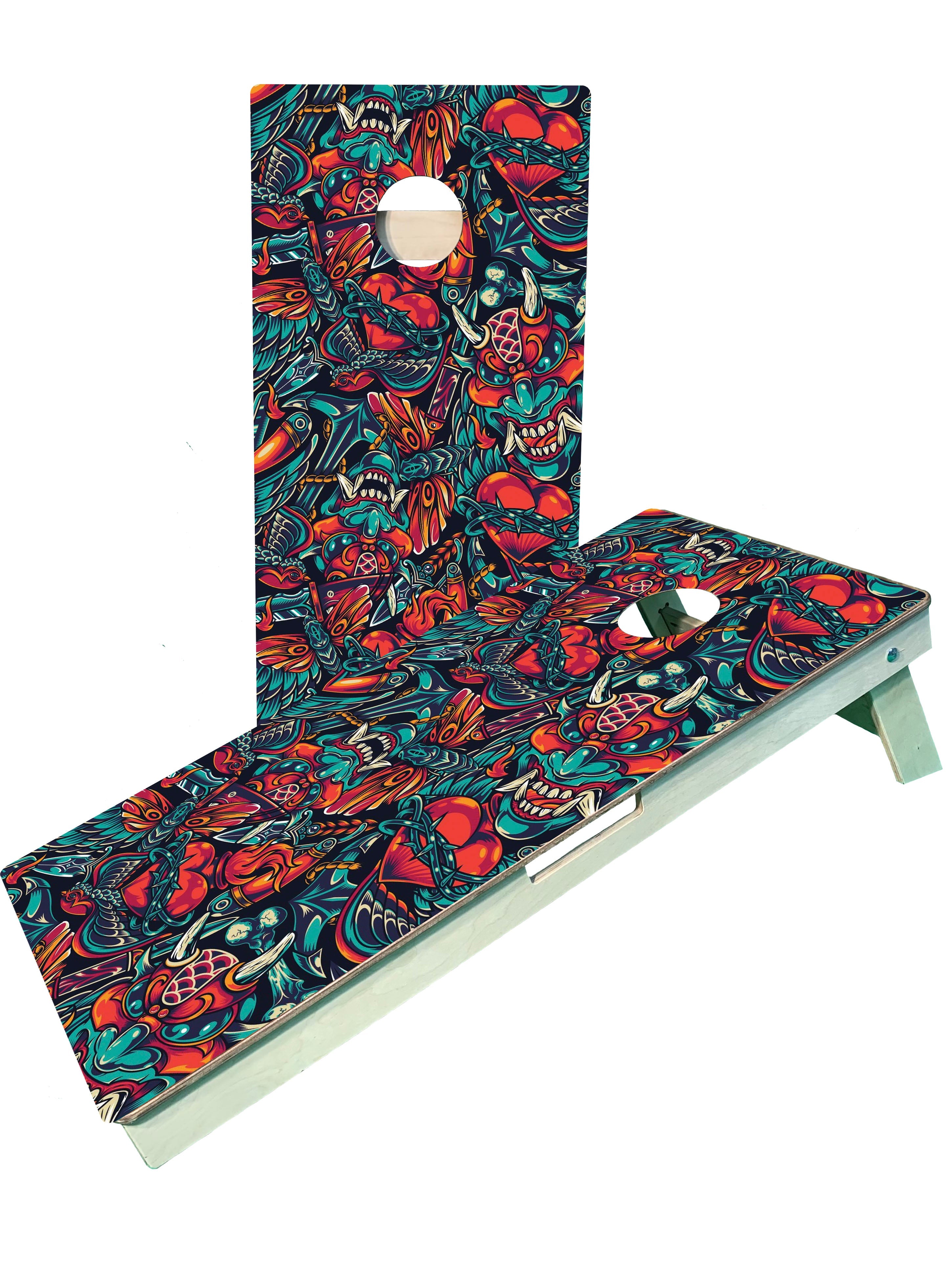 Tattoo Flash Cornhole Boards