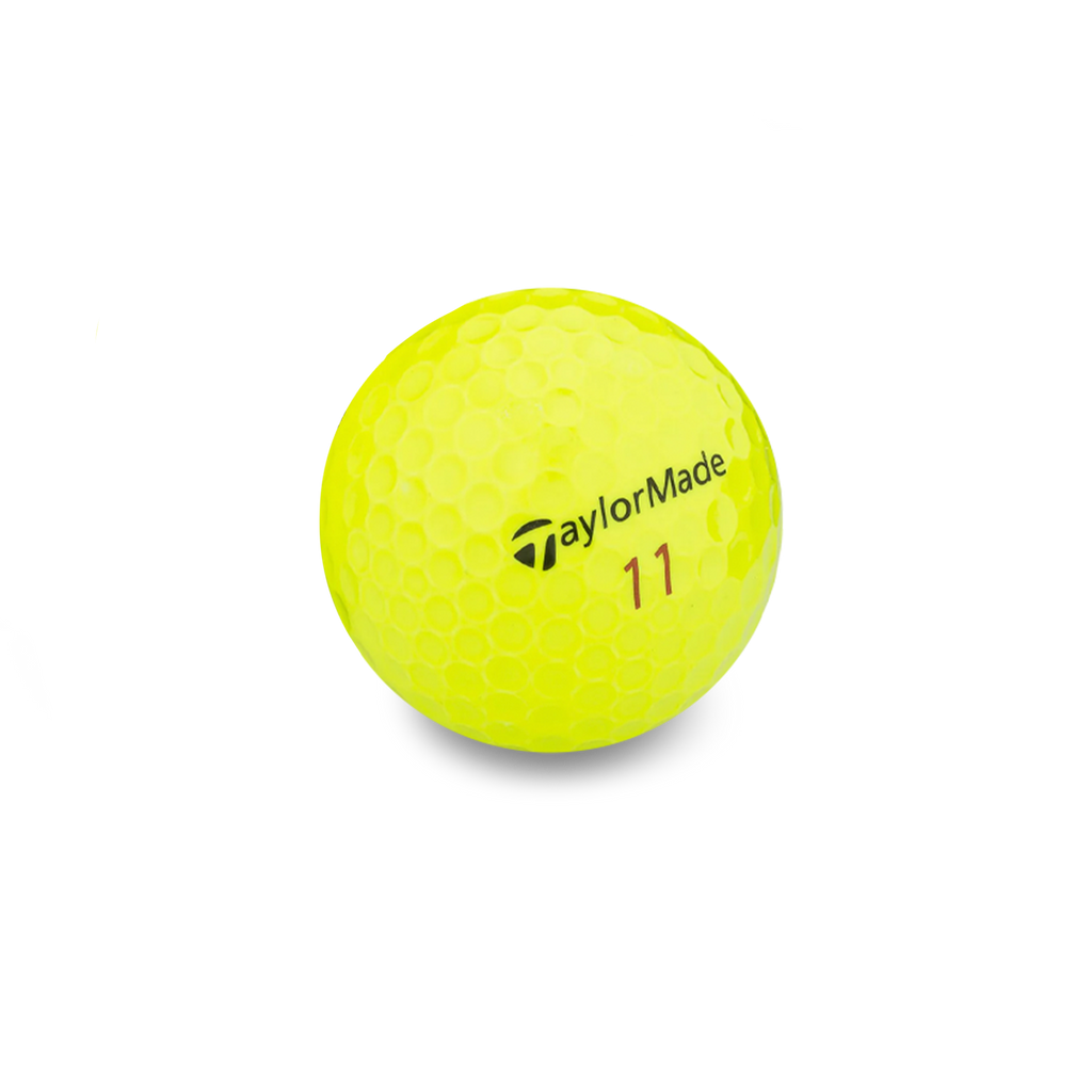 Used TaylorMade Project (a) Yellow Golf Balls - 1 Dozen