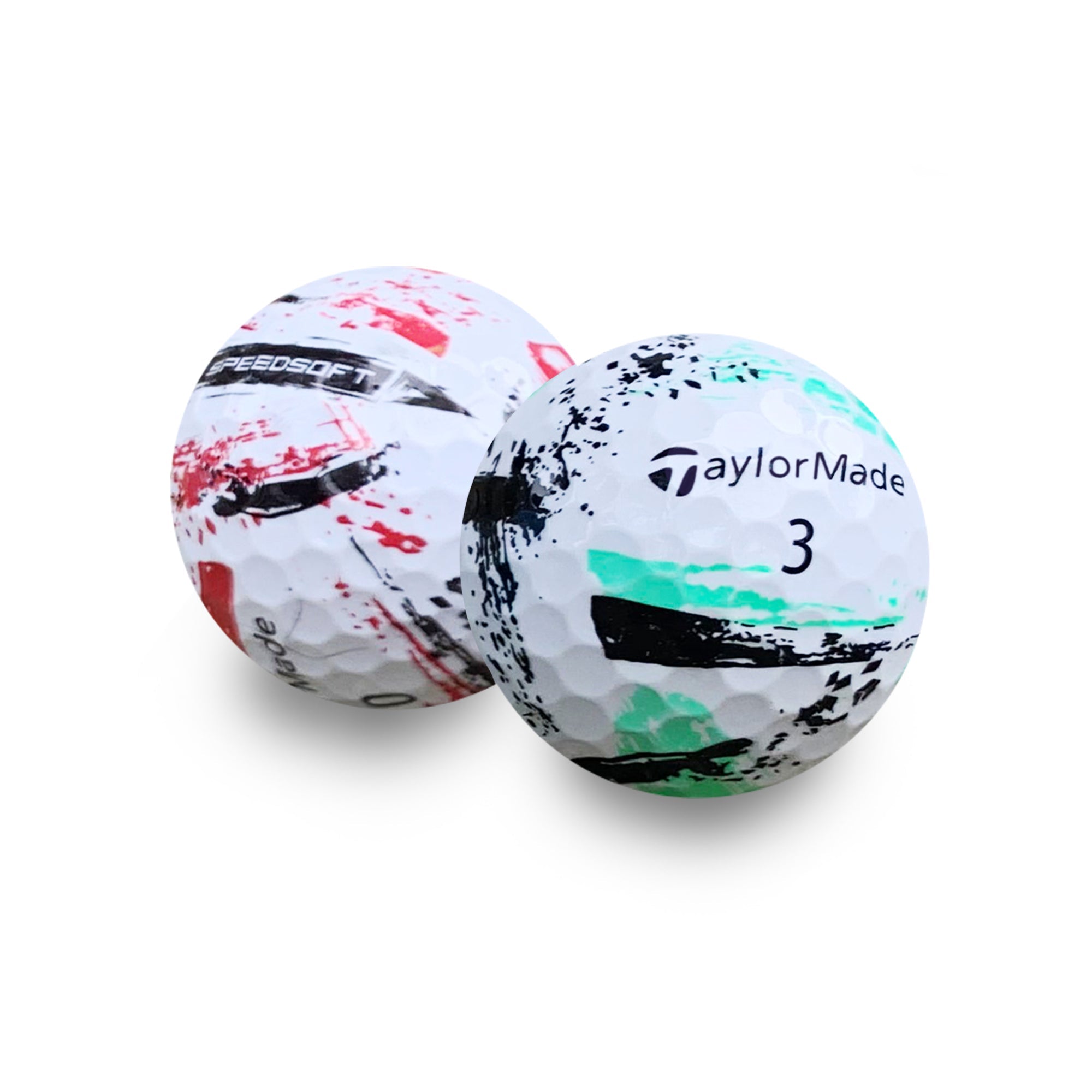 Used TaylorMade Speedsoft Ink Golf Balls - 1 Dozen