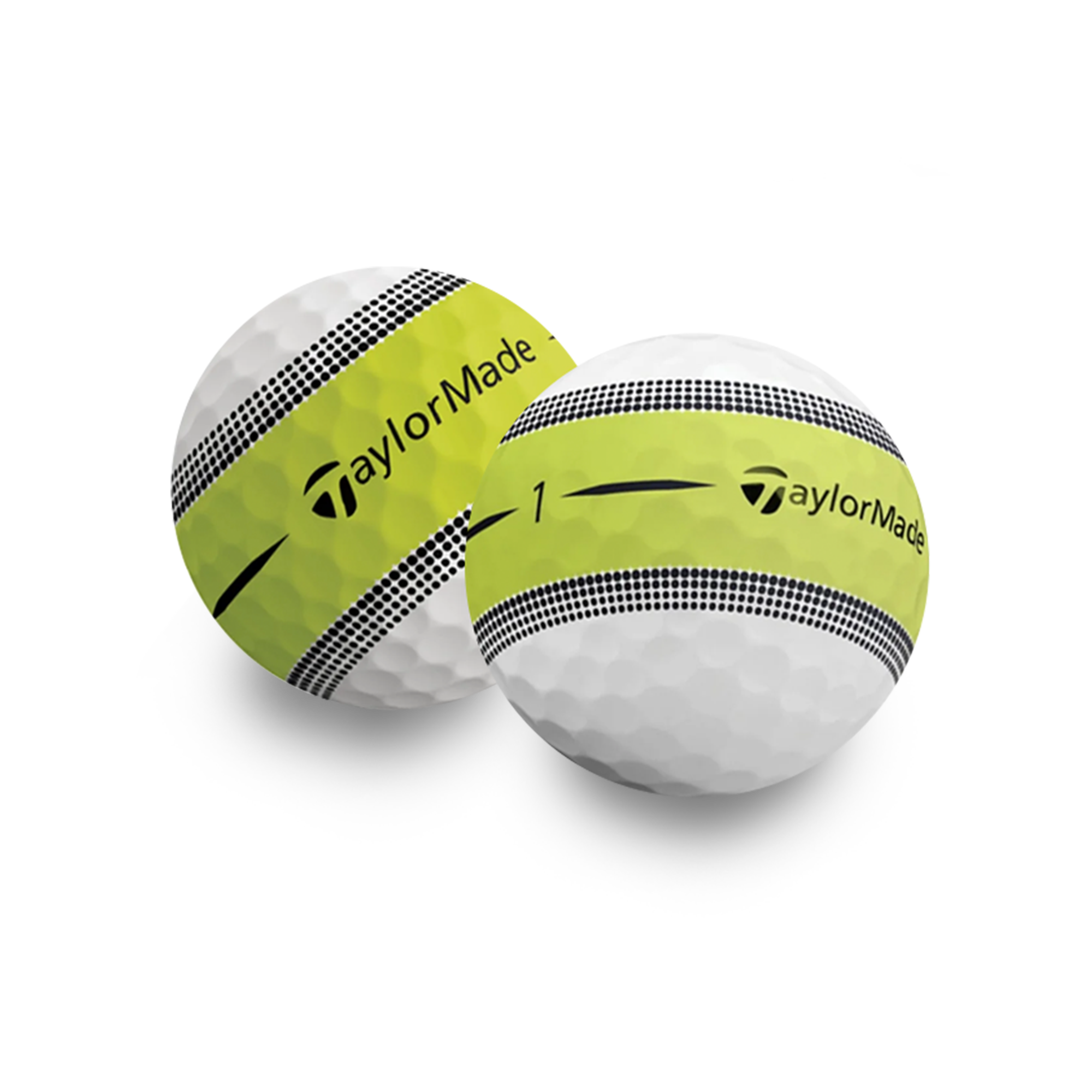 Used Taylormade Tour Response Stripe Golf Balls - 1 Dozen