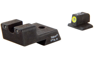 Trijicon HD Tritium Sight |  Fits Colt 1911 |  Orange Outline |  Novak Low Mount Dovetail Cut