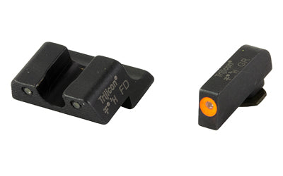 Trijicon HD XR Night Sight Set |  3 Dot Green Tritium With Yellow Front Outline |  Fits Glock 17/19/26/27/33/34