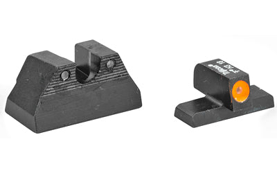 Trijicon HD Tritium Sight |  Fits Colt 1911 |  Orange Outline |  Novak Low Mount Dovetail Cut