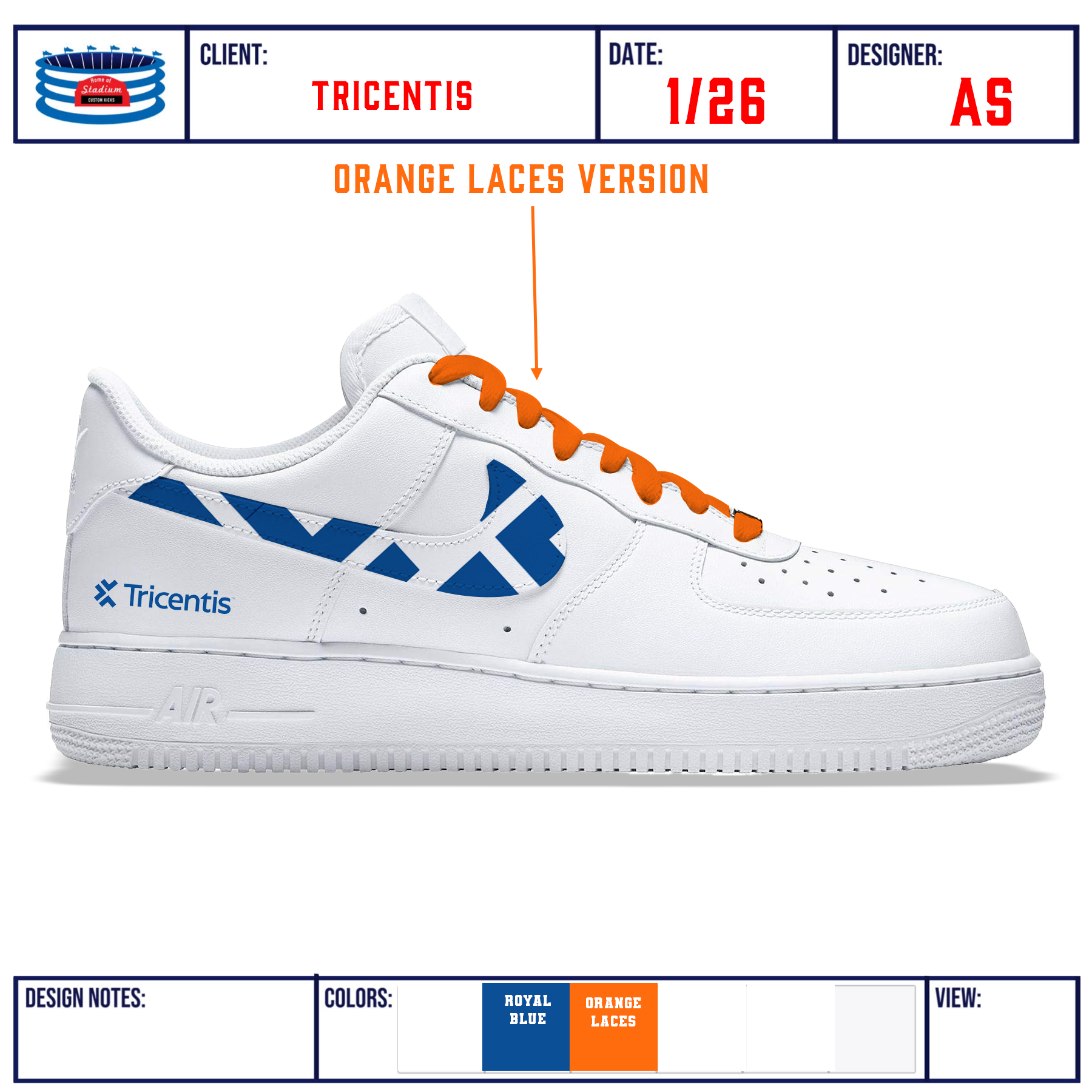 "Tricentis" Nike Air Force 1 Low Shoes