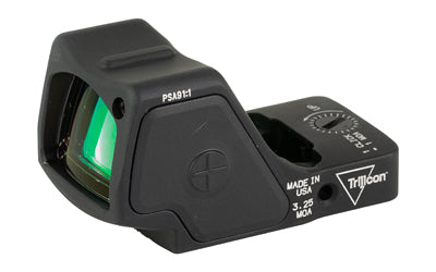 Trijicon RMR HD |  Reflex Sight |  55 MOA Segmented Ring w/1 MOA Dot |  Matte Finish |  Black |  Forward Facing Light Sensor