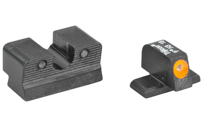 Trijicon HD Tritium Sight |  Fits Colt 1911 |  Orange Outline |  Novak Low Mount Dovetail Cut