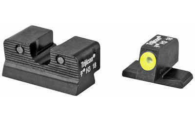 Trijicon HD Tritium Sight |  Fits Colt 1911 |  Orange Outline |  Novak Low Mount Dovetail Cut