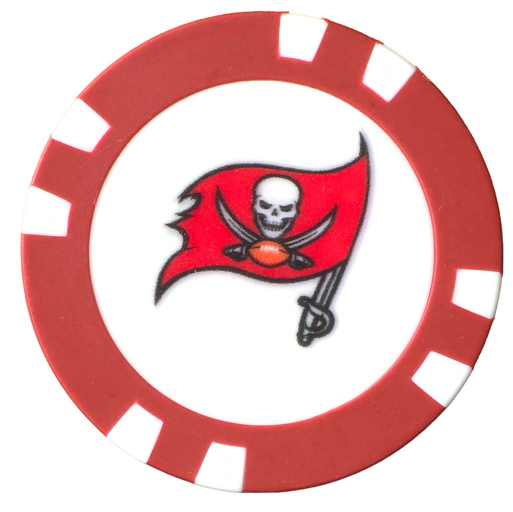 Officially Licensed Tampa Bay Buccaneers Poker Chip Ball Marker