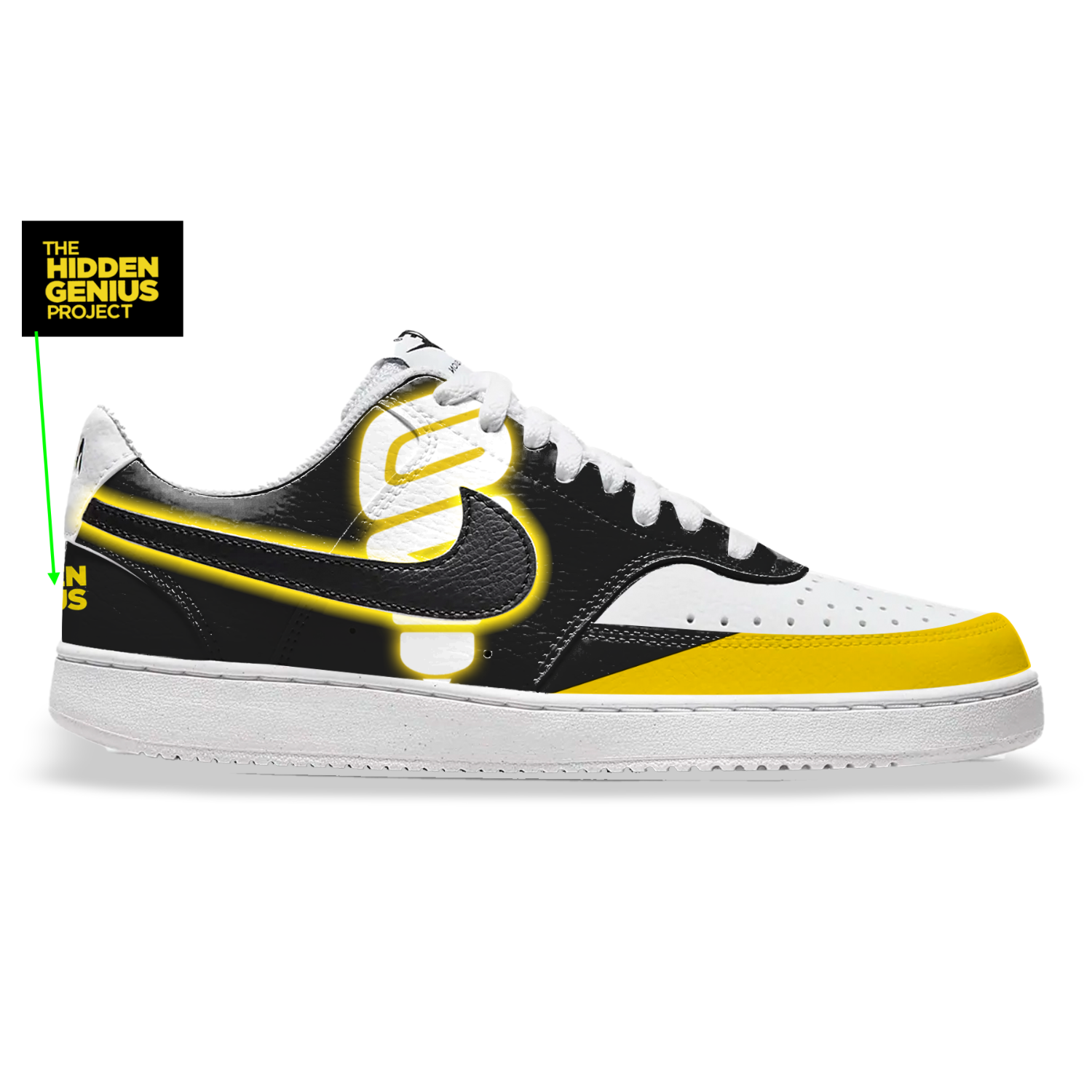 "The Hidden Genius Project" Nike Court Vision Low Shoes