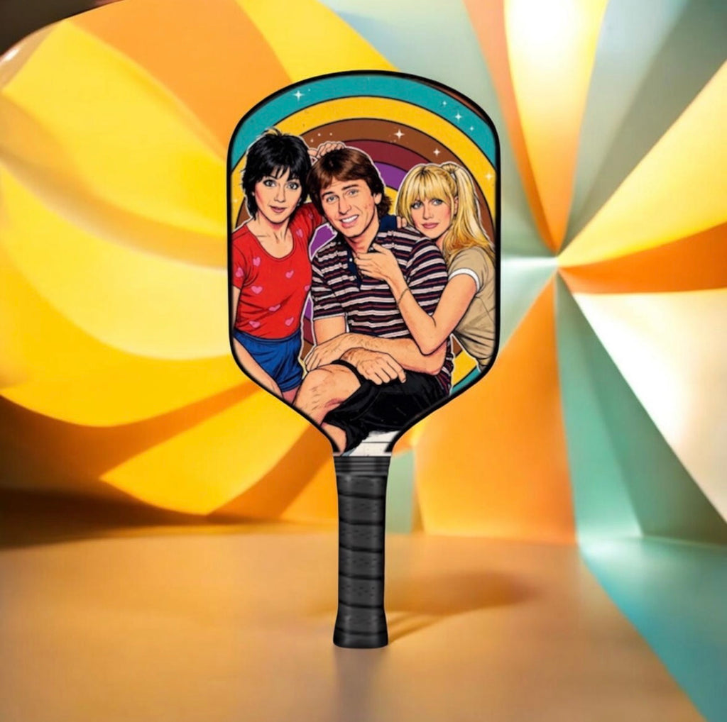 Three's Company - Jack,Janet & Chrissy - Pickleball Paddle