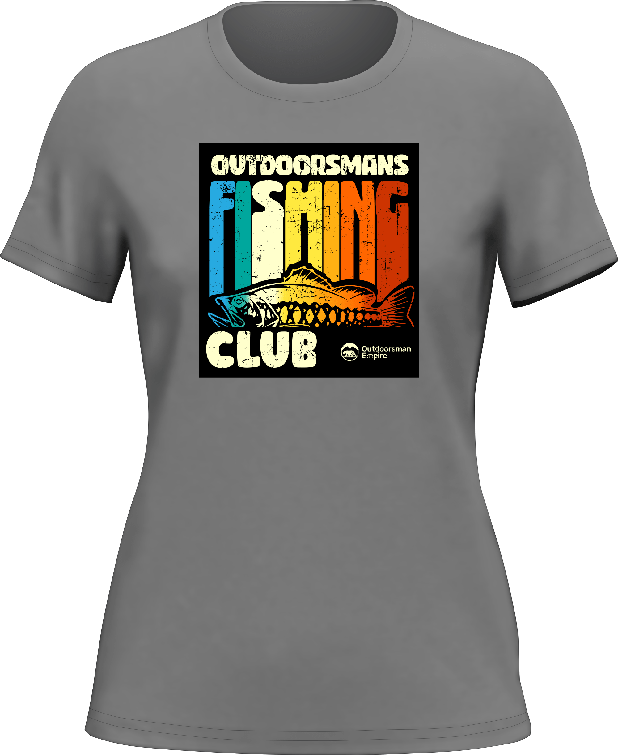 Outdoorsman Fishing Club T-Shirt for Women