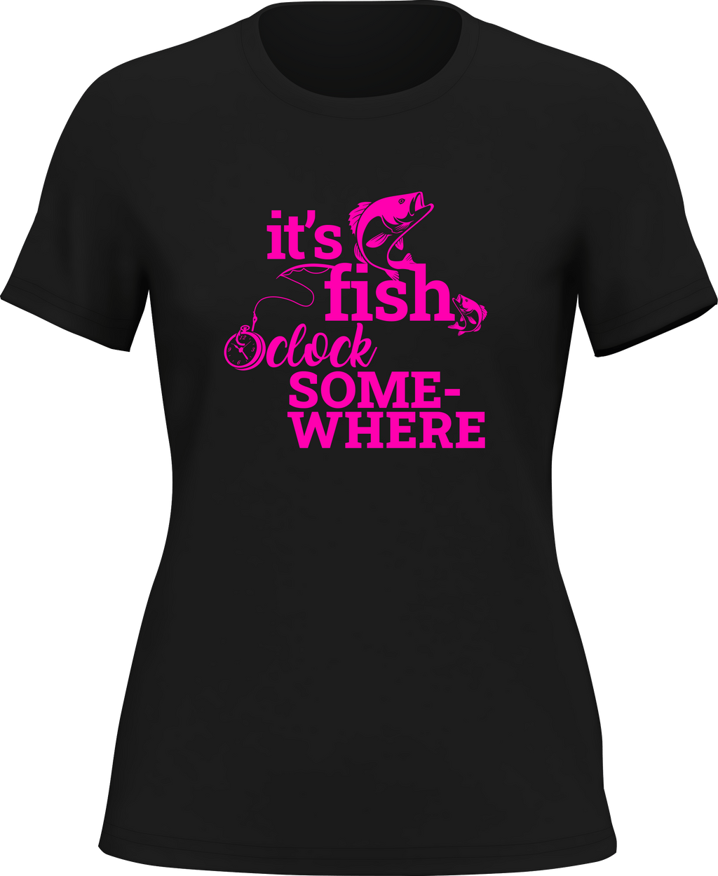 Its Fishing O'clock T-Shirt for Women