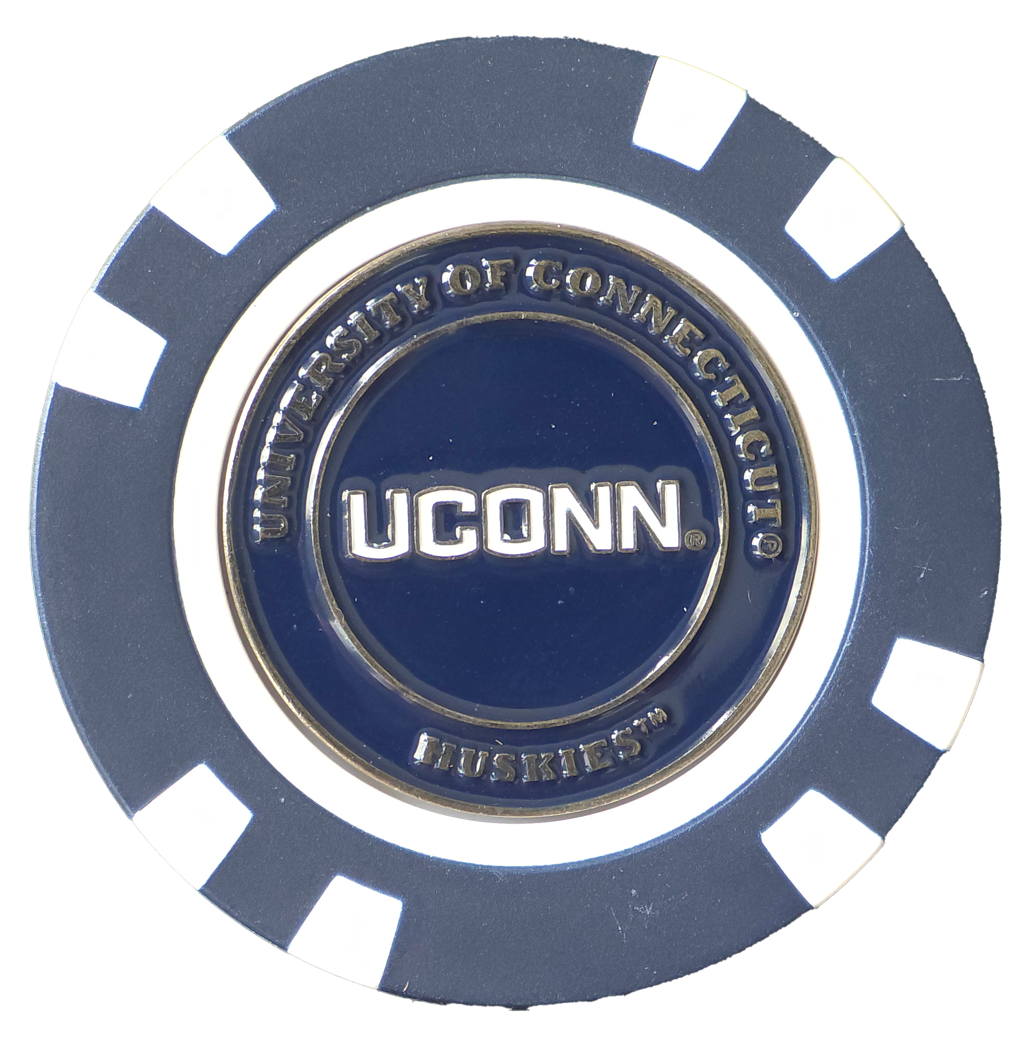 Officially Licensed UConn Huskies Poker Chip Ball Marker