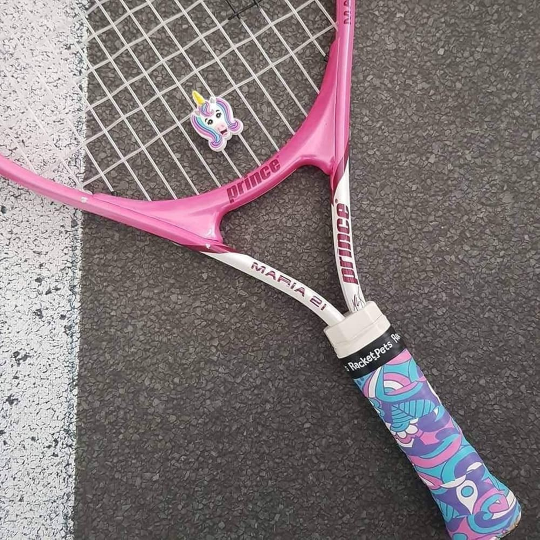 Overgrip Tape for Tennis Racket - Pink/Purple Unicorn (pack of 2)