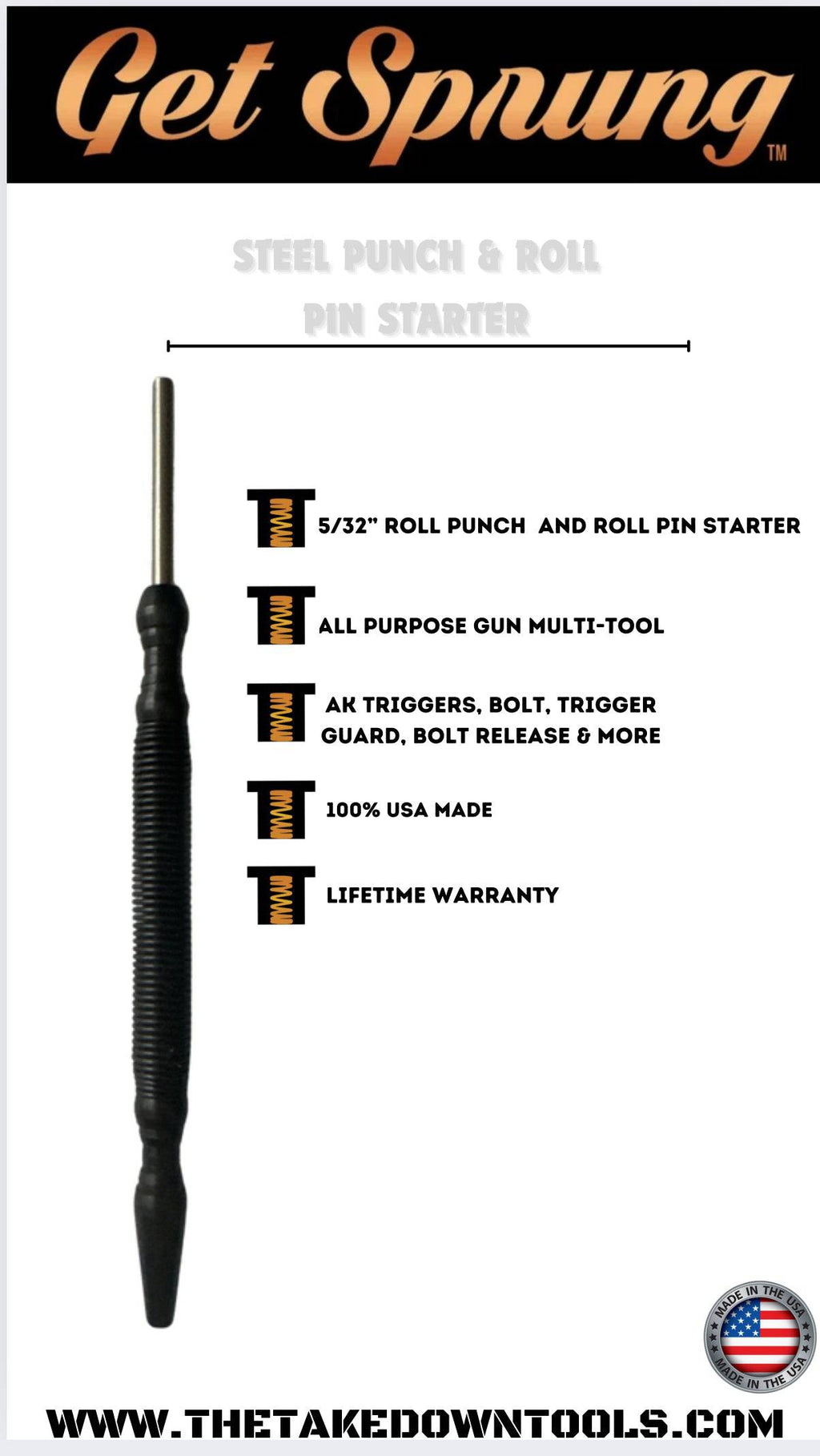 The Takedown Tool 2 Pack- AR-TT & The Takedown Tool of your choice in a USA Pouch