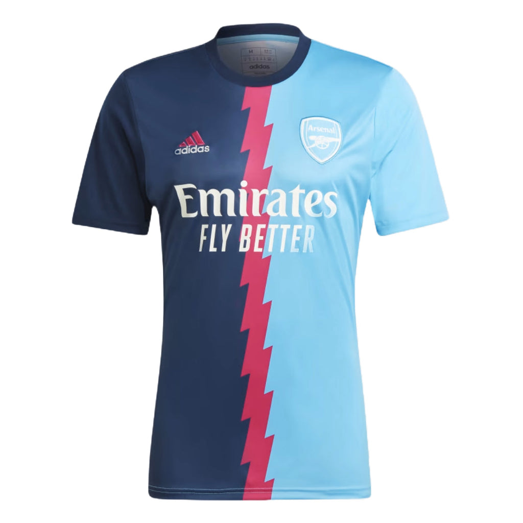 adidas Men's Arsenal Pre-Match Jersey - Collegiate Navy / Team Real Magenta / Sky Rush