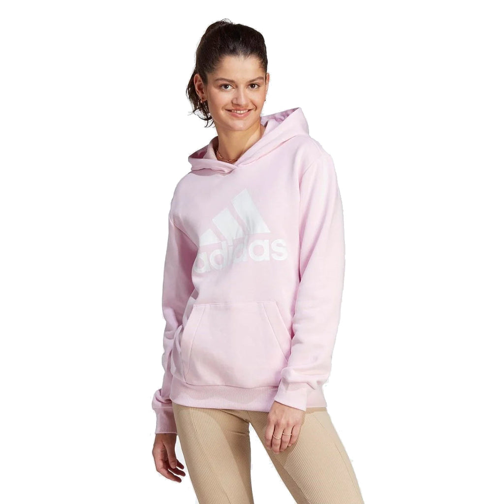 adidas Women's Essential Big Logo Boyfriend Hoodie -Lilac