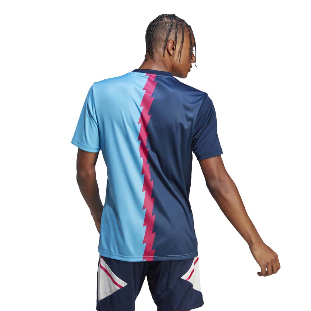 adidas Men's Arsenal Pre-Match Jersey - Collegiate Navy / Team Real Magenta / Sky Rush