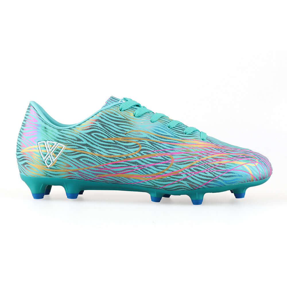Ladera Firm Ground Soccer Shoes-Aqua