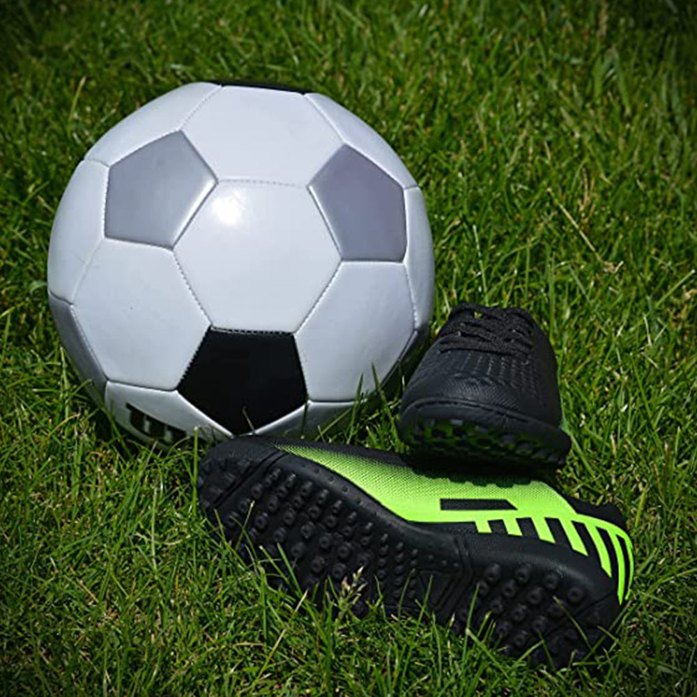 Santos JR. Turf Soccer Shoes - Black/Green