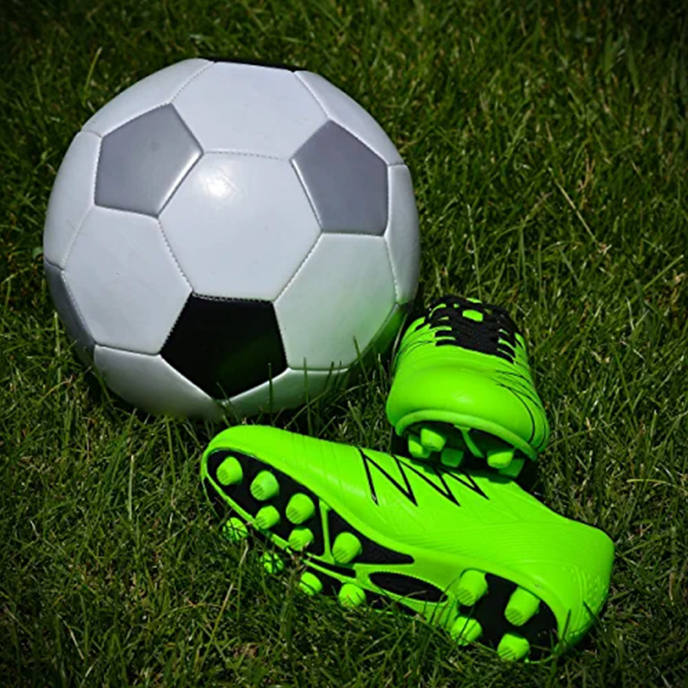 Boca Firm Ground Soccer Cleats - Green/Black