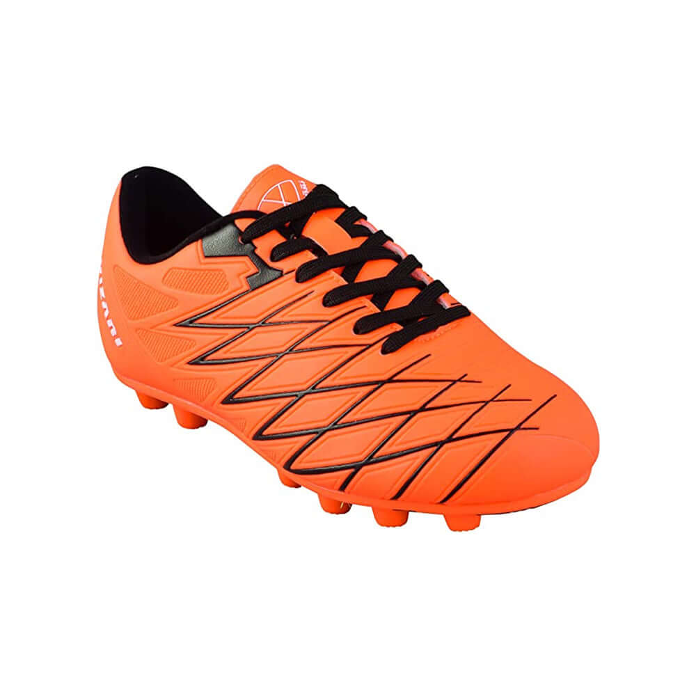 Boca Firm Ground Soccer Cleats - Orange/Black