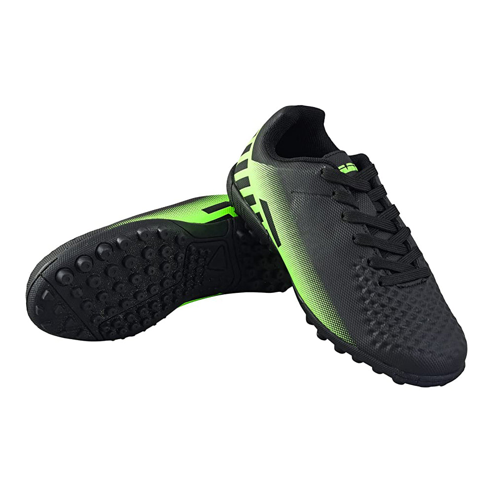 Santos JR. Turf Soccer Shoes - Black/Green