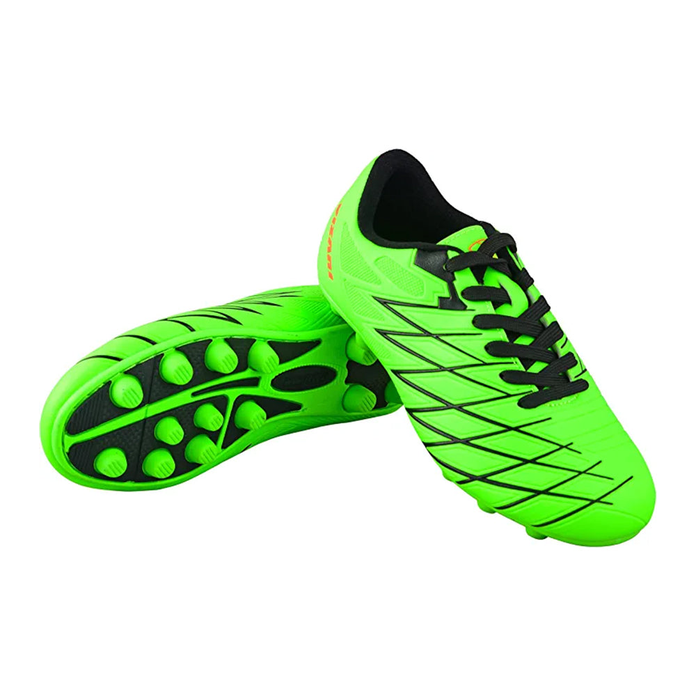 Boca Firm Ground Soccer Cleats - Green/Black