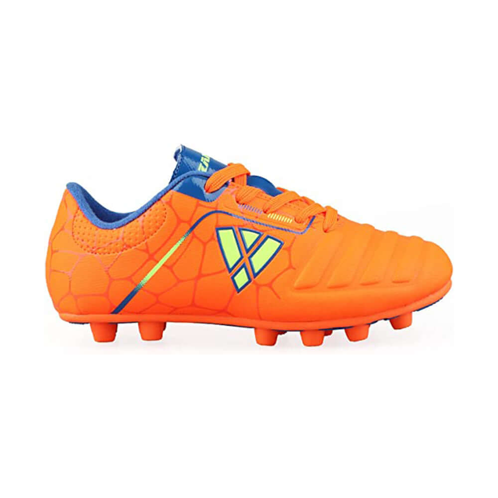 Catalina JR. Firm Soccer Shoes-Orange/Royal/Lime