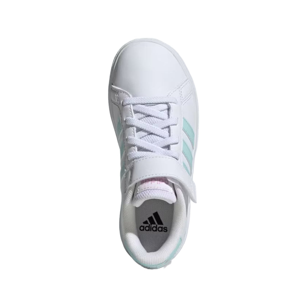 adidas Unisex Kid's Grand Court 2.0  Elastic Lace Shoes