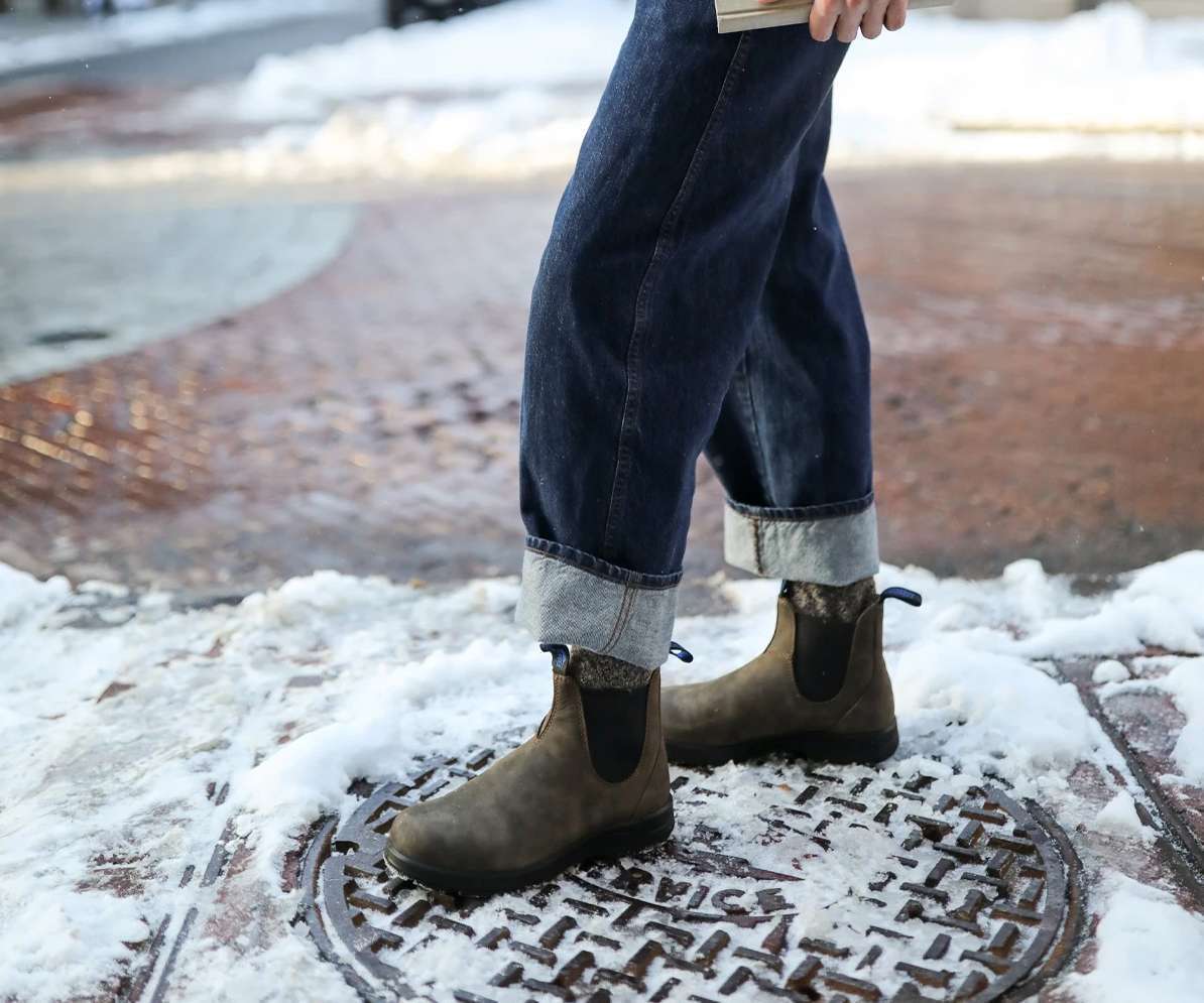 Blundstone 2242 Women's All-Terrain Thermal Chelsea Boots - RUSTIC BROWN