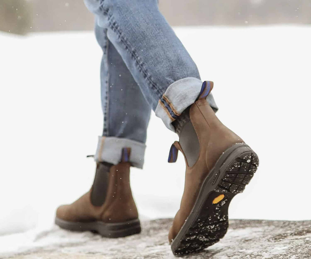 Blundstone Unisex All-Terrain Thermal Chelsea Boots - Antique Brown